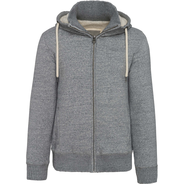 Sweat Zippé Vintage Doublé Sherpa Kariban KV2312 Teeasy
