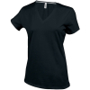 T-Shirt Col V Manches Courtes Femme Kariban K381