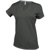 T-Shirt Col V Manches Courtes Femme Kariban K381