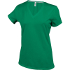 T-Shirt Col V Manches Courtes Femme Kariban K381
