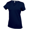 T-Shirt Col V Manches Courtes Femme Kariban K381