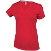 T-Shirt Col V Manches Courtes Femme Kariban K381