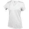 T-Shirt Col V Manches Courtes Femme Kariban K381