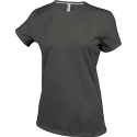 T-Shirt Col Rond Manches Courtes Femme Kariban K380