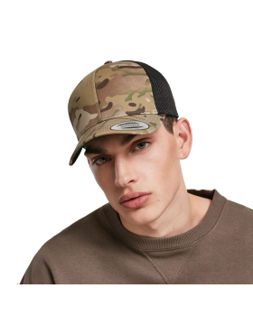 Casquette Trucker Retro Multicam Flexfit 6606MC