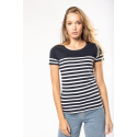 T-shirt marin col rond Bio femme Kariban K3034