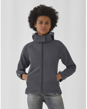 Veste Softshell Capuche Femme B&C JW937