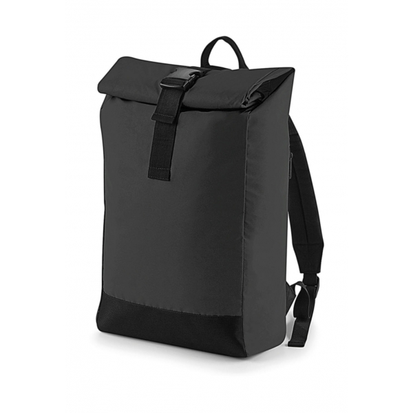 Reflective Roll-Top Backpack Bag Base BG138
