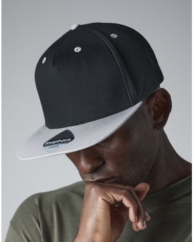 Casquette Snapback Contrastée à 5 panneaux Beechfield B610C