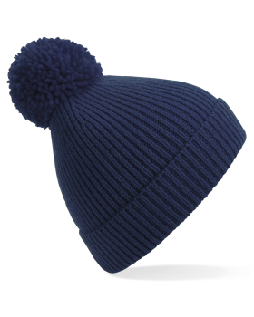 Engineered Knit Ribbed Pom Pom Beanie Beechfield B382