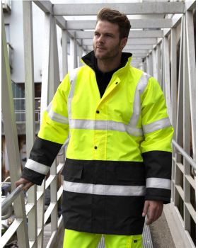 Core Motorway 2-Tone Safety Coat Result R452X