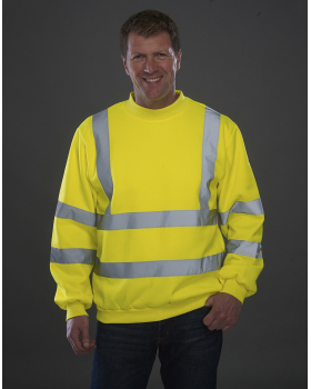 Sweat-shirt Haute Visibilité col rond HVJ510