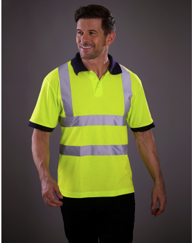 Polo de Sécurité Fluo Yoko HVJ210/3M