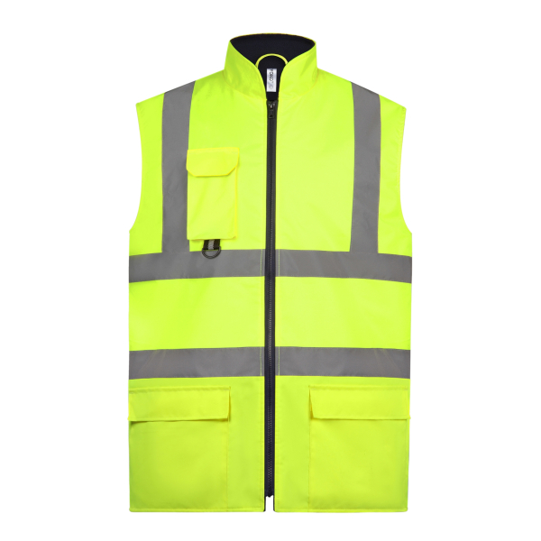  Bodywarmer Matelassé Haute Visibilité HV005