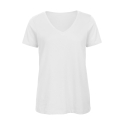 T-shirt Col V Femme Bio Organic Inspire V Tee women B&C TW045