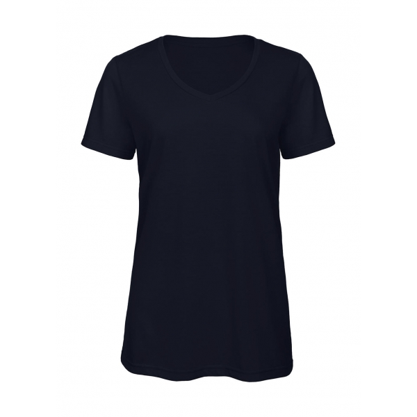 T-Shirt Triblend Col V Femme B&C TW058