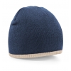 Two-Tone Beanie Knitted Hat Beechfield B44c