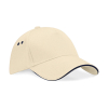 Casquette homme 5 panneaux sandwich contrasté Beechfield B15C