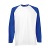 Valueweight Long Sleeve Baseball T Fruit of the Loom 61-028-0