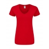 T-shirt Ladies Iconic 150 V Neck T Fruit of the Loom 61-444-0