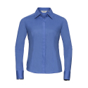 Chemise Femme en Popeline Coupe Ajustée et Manches Longues Russell 924F