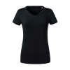 T-shirt Femme Col V en Coton Bio Russell Pure Organic 103F