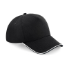 Authentic 5 Panel Cap - Piped Peak Beechfield B25c
