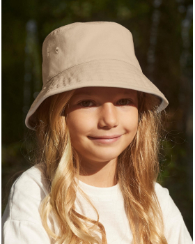 Junior Organic Cotton Bucket Hat Beechfield B90NB
