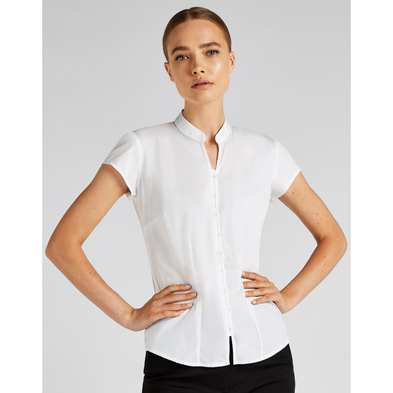 Chemisier Femme Cintre Col Mao KK727
