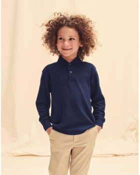 Polo Enfant 65/35 Manches Longues Fruit of the Loom 63-201-0