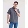 Chemise Homme En Popeline Polycoton Manches Courtes Russell 935M