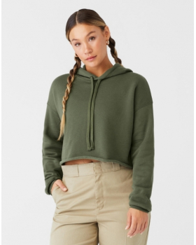 Sweat-shirt Femme Court avec Capuche Hoodie Bella 7502