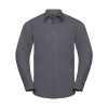 Chemise en Popeline Coupe Ajustée et Manches Longues Russell 924M