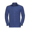 Chemise Homme En Popeline Pur Coton Manches Longues Russell 936M