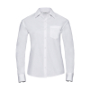 Chemise Femme En En Popeline Pur Coton Manches Longues Russell 936F