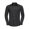 Chemise en Popeline Coupe Ajustée et Manches Longues Russell 924M