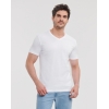 T-shirt Homme Col V Coton Bio Russell Pure Organic 103M