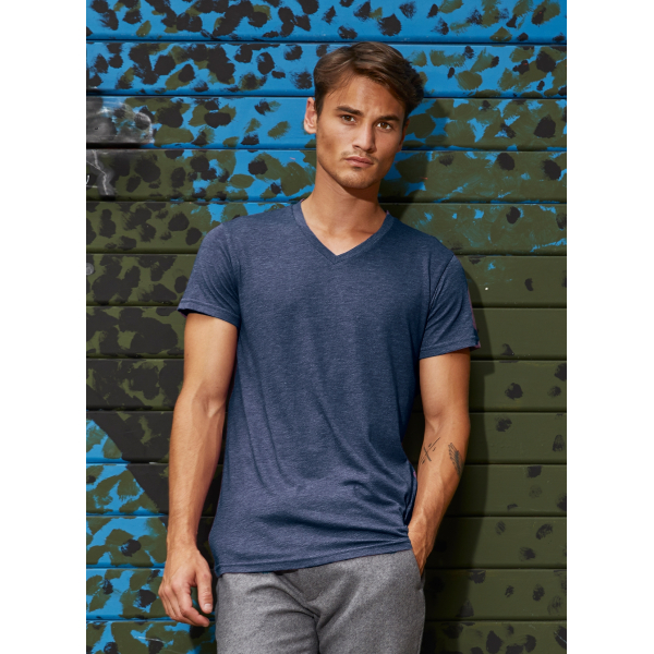 T-Shirt Triblend Col V Homme B&C TM057