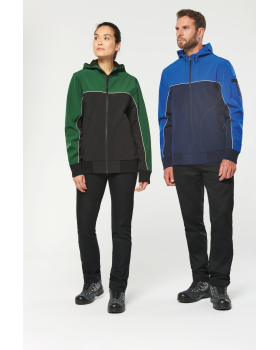 Veste softshell 3 couches bicolore BIONIC-FINISH® ECO unisexe WK450