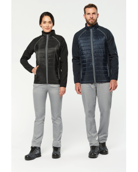 Veste Day To Day bi-matière unisexe WK6147