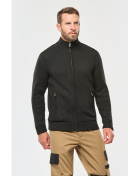 Cardigan doublé polaire homme WK959