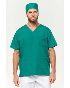 Tunique Manches Courtes en Polyester coton WK507