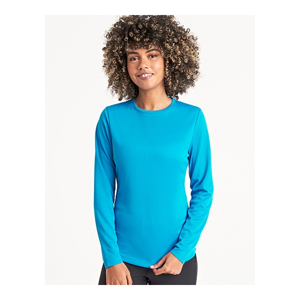 T-shirt Girlie à manches longues Cool AWDis JC012