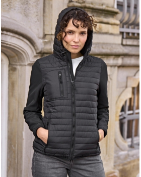 Ladies` Hooded Crossover Jacket Tee Jays 9629
