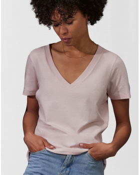 T-Shirt Femme Col V Plongeant E150 B&C TW001