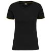 T-shirt Day To Day manches courtes femme Black / Yellow