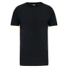 T-shirt Day To Day manches courtes homme Black / Yellow