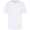 Tunique coton manches courtes unisexe White