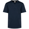 Tunique manches courtes polycoton unisexe Navy