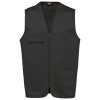 Gilet polycoton multipoches unisexe Dark Grey